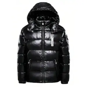 New Autumn Winter Men Down Coat Fashion  Oversized Casual Unisex Hooded Jacket Warm Thickened Puffer Coat For Couple Streetwear Men Clothes  Ropa De Hombre Abrigos Para Hombre