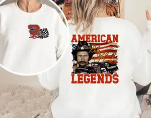 American Legends Dale Earnhardt Ver2 90s T-Shirt, Nassscar Shirt Sweatshirt Hoodie