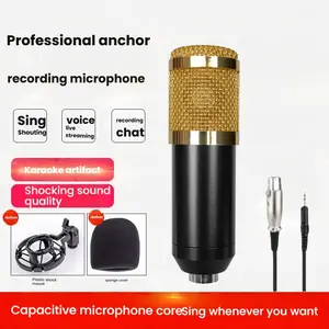 Bm800 Condenser Microphone Set, / Options, Shock Mount Included, Plug & Play, Ideal for Podcasts, Gaming, Streaming, Podcast Equipment Kit