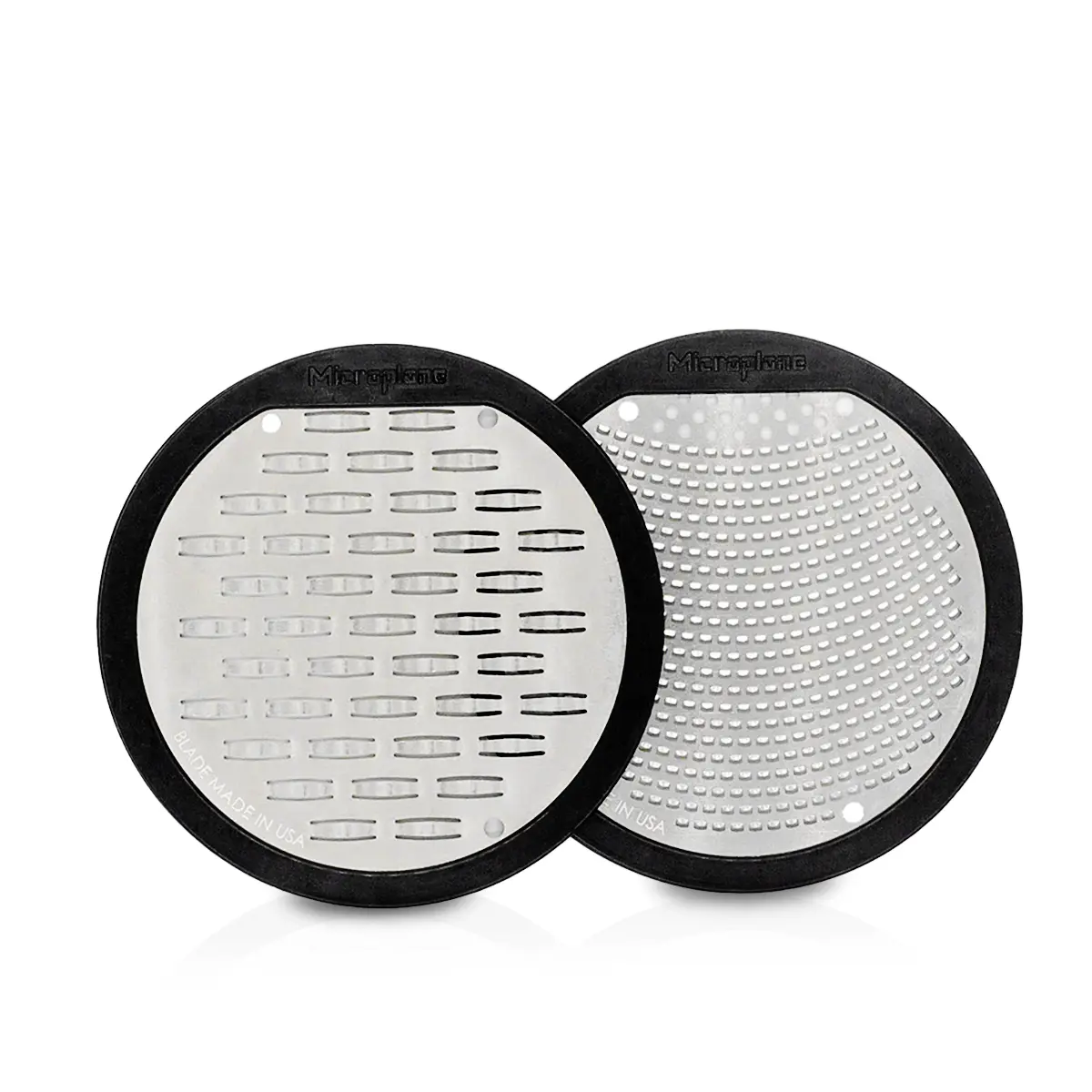 Microplane Jar Lid Grater Set - Fine & Ribbon Blades for Canning Jars