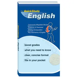 USED-English - Grammar, Writing, Style & Misspelled Words: A Quickstudy Reference Tool by Barcharts Publishing Inc (Paperback)