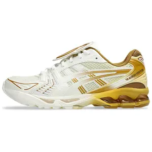 ASICS Gel-Kayano 14 Low-Top Running Shoes: Unisex Comfort and Versatility in White-Brown Trending Shoes, House White Official Shoes to Get / Maison Mihara