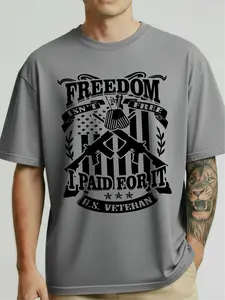 Freedom Isn't Free ~ Unisex Short Sleeve CC Garment Dyed T-Shirt Printed in the USA