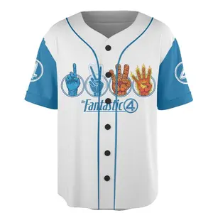 The Fantastic Four First Steps Team 2025 Baseball Jersey
