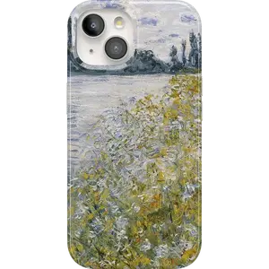 Casely iPhone 15 Plus Case | The Met Museum | Monet's Summer Landscape | Compatible with MagSafe | Classic Ultra Thin Design