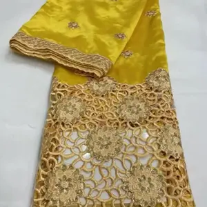 African high George embroidery lace fabric, 5 yard