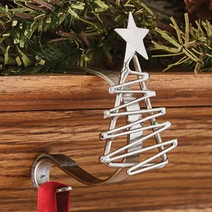 Star Christmas Tree Stocking Hanger