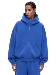 FDR Washed Big Hood Zip-up Hoodie for Men & Women Eases Social Anxiety Sweatshirt Babypink Black Cozy Everyday Top Oversized  Long Sleeve Pullover Casual summerwins