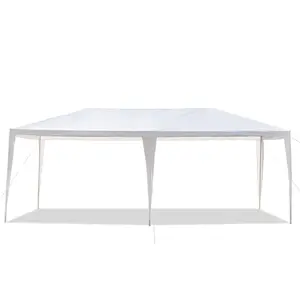 Non-Cloth PE Cloth Plastic Sprayed Iron Pipe Outdoor Party Tent White