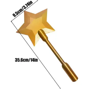 Tap to Pay Magic Wand -Fun 3D Printed Starlight Magic Wand Contactless Payment Holder, Touch Induction Payment Accessory, Portable Case, Creative Wallet