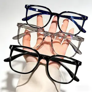 3PCS Classic Square Eyeglasses, Lightweight Basic Fashion Frames for Men & Women, Casual Everyday Glasses for Work & Daily Wear