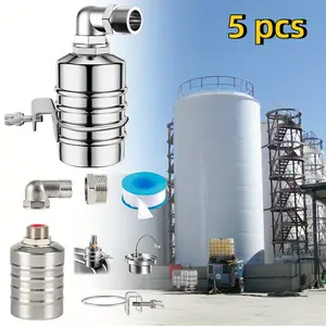 Automatic Water Level Control Float Valve Made of 304 Stainless Steel Essential Tool Set for Gardening Holiday Special Fully Automatic Water Level Control Float Valve Easy To Operate Accurately Controls Water Level Perfect for Water Tanks Pools