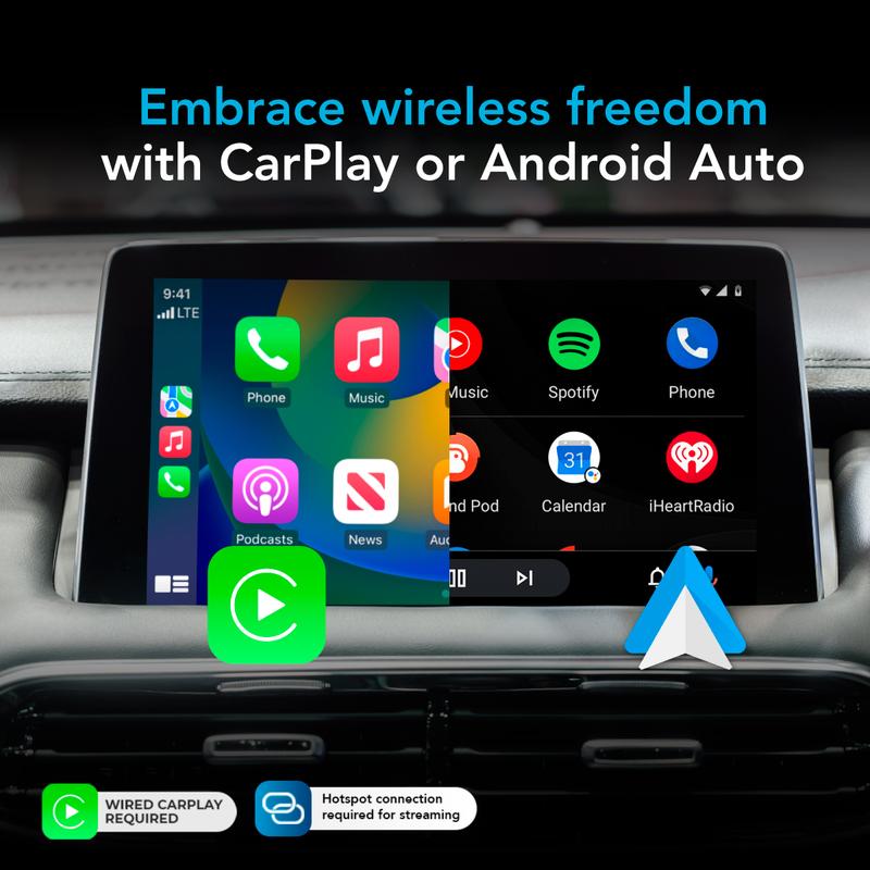 AutoSky AI Box Lite Plus 2024 - Streaming Netflix and Youtube to your car! Wireless CarPlay and Android Auto apple carplay wireless  carplay