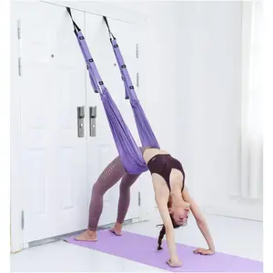 Leg Stretcher Strap, Stretching Equipment with Door Anchor Flexibility Trainer Backbend Assist for Dance Aerial Yoga Ballet Leg Stretching Exercise
