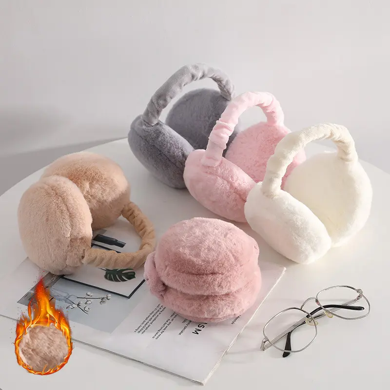 Cycling warm earmuffs new foldable earmuffs women Hamburg women trendy Korean version ear cover ear cap ear bag winter men and women