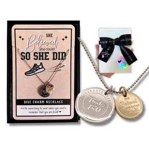 Track and Field Charm Necklace