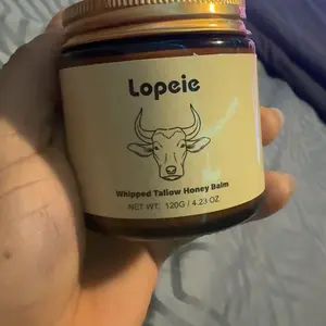 Product Review of Lopeie Whipped Grass-Fed Beef Tallow Honey Balm - 4 Oz,Moisturizing Cream for Soft, Smooth Skin - Handmade All-Natural Moisturizer - Lavender from s**8