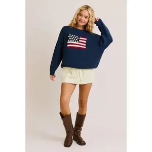 American Flag Sweater