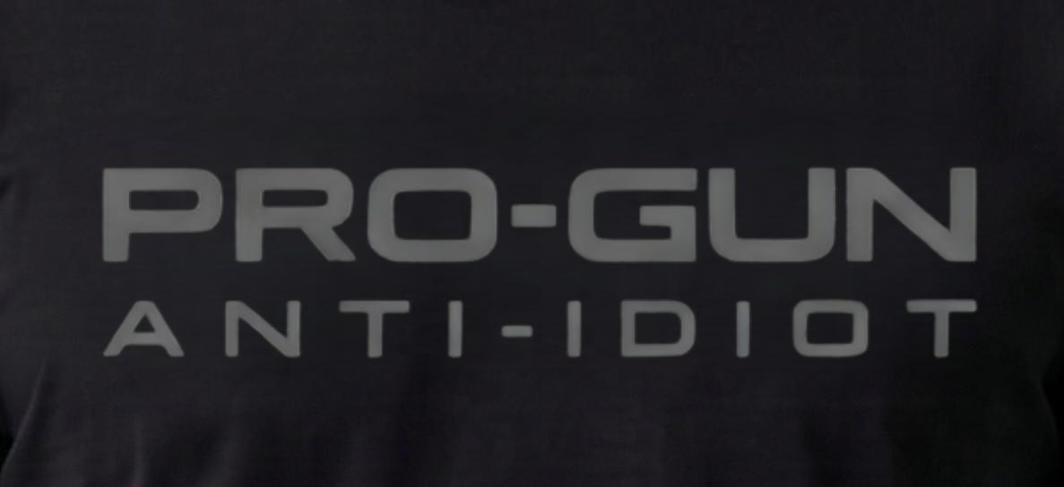 Pro-Gun Anti-Idiot T-Shirt | Tactical Second Amendment Tee | Men's Pro-2A Graphic Print Cotton Shirt | Bold Statement Apparel | 2A Rights Supporter Gift Idea | Casual Patriotic Wear,washed Round Neck Top