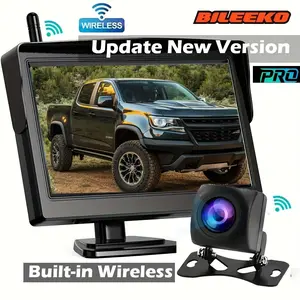 5 Inch Wireless Screen Parking Kit with Rear Camera, Easy Install Reverse Parking Aid, Eliminate Blind Spots, Complete Parking Assistance Set