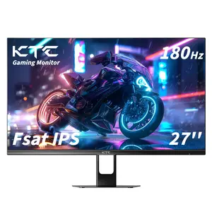 KTC 27-Inch Full HD 1920x1080 Fast IPS 180Hz Gaming Monitor, GTG 1ms Computer Monitor, DP 1.4 & HDMI 2.0 Ports, FreeSync Frameless PC Gamer Monitor, HDR10, VESA Mount, H27F22