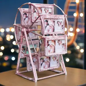 Merry-Go-Round 5-Inch Windmill Wheel Photo Frame, European Style Baby Growth Memorial Picture Frame, Home Decor Wholesale