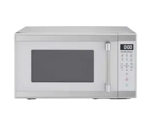 1.1 Cu. ft. Countertop Microwave Oven, 1000 Watts, White Stainless Steel