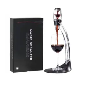 Wine Aerator Set with Filters, Purifier Stand, and Aerating Strainer