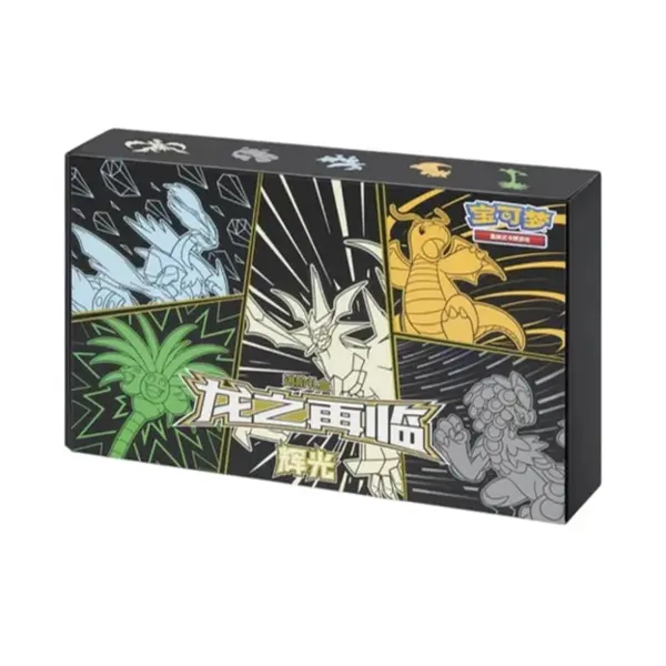 Pokémon: Dragon's Return Ultra Necrozma Advance Gift Box - Chinese Dragon Types Collectible Set with Premium Cards, Foil Cards, Rubber Mat, Hobby Packs, Card Collectibles, Collectible Cards Set