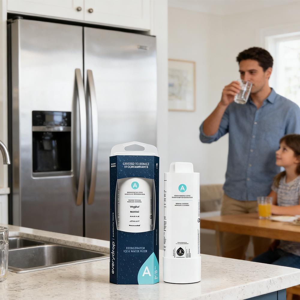 EveryDrop EDRARXD1 Refrigerator Water Filter – Filter A – UL Certified Under NSF/ANSI 42, 53 & 401 to Reduce 74 Contaminants Including Lead, Pesticides & Pharmaceuticals – Genuine Replacement for Whirlpool, Maytag & KitchenAid – 200 Gal