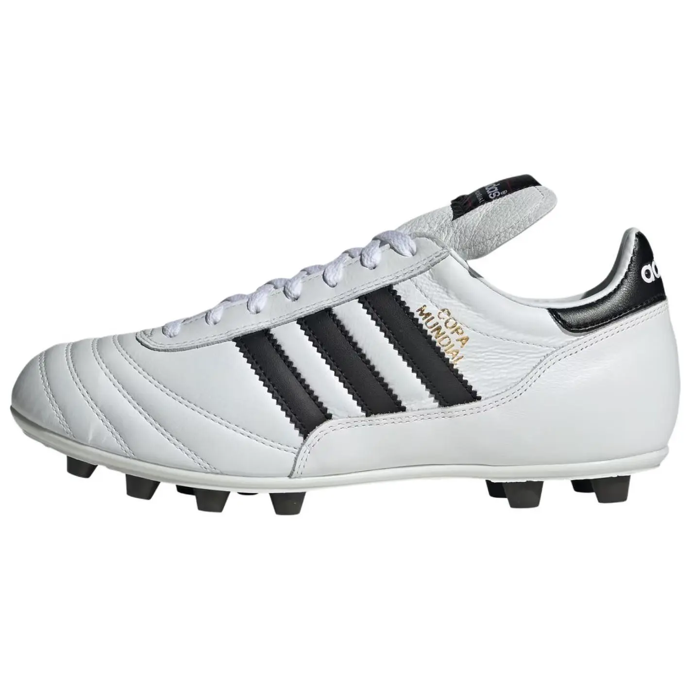 Adidas Copa Mundial FG Cloud White Core Black Durable Non-slip Soccer Cleats Unisex Gold Metallic ID4050