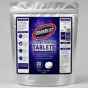 Bulk ClO2 Tablets — 20 Odor Removal Tablets