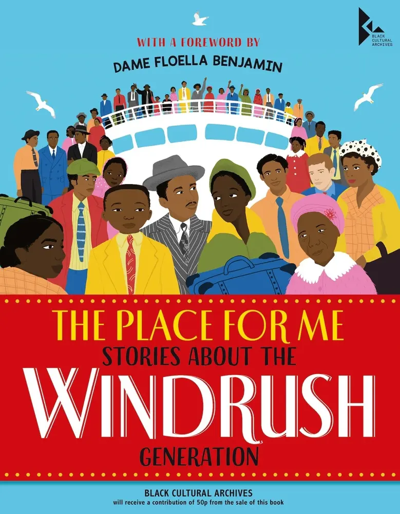 USED-The Place for Me: Stories About the Windrush Gener ation by Dame Floella Benjamin (Hardcover)
