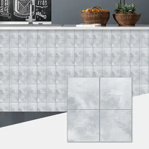 Self-Adhesive Plaid Wall Tiles Stickers, 10pcs/20pcs/30pcs Decorative Tile Decals, 11.81x11.81 Inch Kitchen & Home Renovation