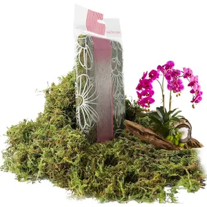 4 OZ  Moss for Potted , Artificial Green Moss for Crafts Faux Moss for Indoor Planters Fairy Garden Table Centerpieces Wedding Decoration ( Green)