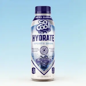 So Cool Thirst Quencher Blueberry Blast Sports Drink, Zero Sugar, formulated with electrolytes and B vitamins