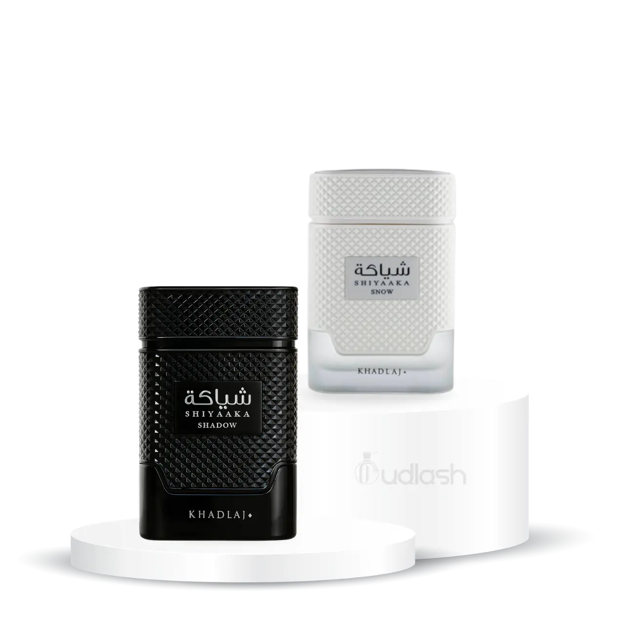 Khadlaj Bundle | Shiyaaka Snow + Shiyakaaka Shadow | Men's Fragrance | Eau De Parfum | 100 ML | Citrus - Pink Pepper & Amber Notes