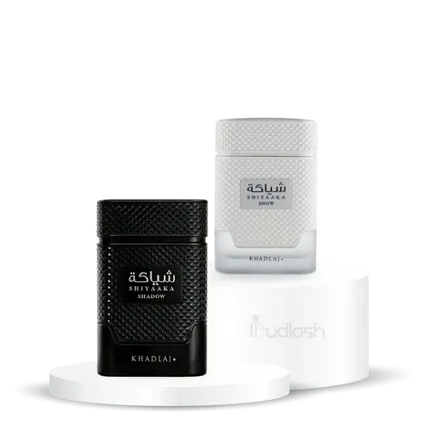 Khadlaj Bundle | Shiyaaka Snow + Shiyakaaka Shadow | Men's Fragrance | Eau De Parfum | 100 ML | Citrus - Pink Pepper & Amber Notes