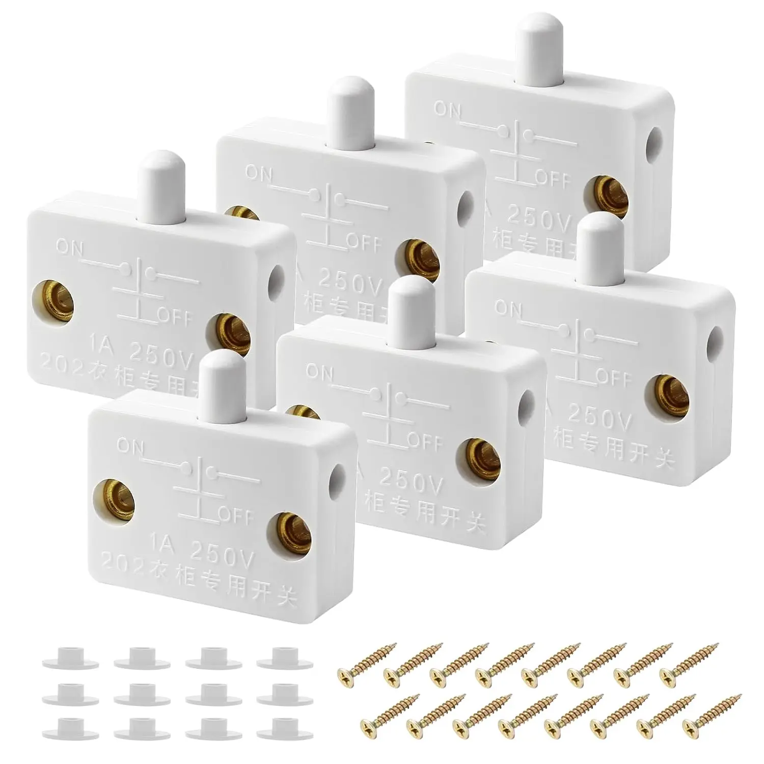 6 Pcs Closet Light Switch, Automatic Touch Switch