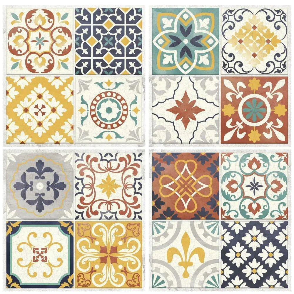 ROOMMATES SPANISH TERRACOTTA TILE PEEL AND STICK BACKSPLASH TIL4279FLT