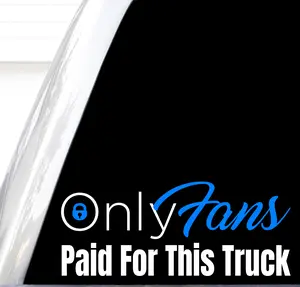 Only Friends Paid For This Truck Decal
