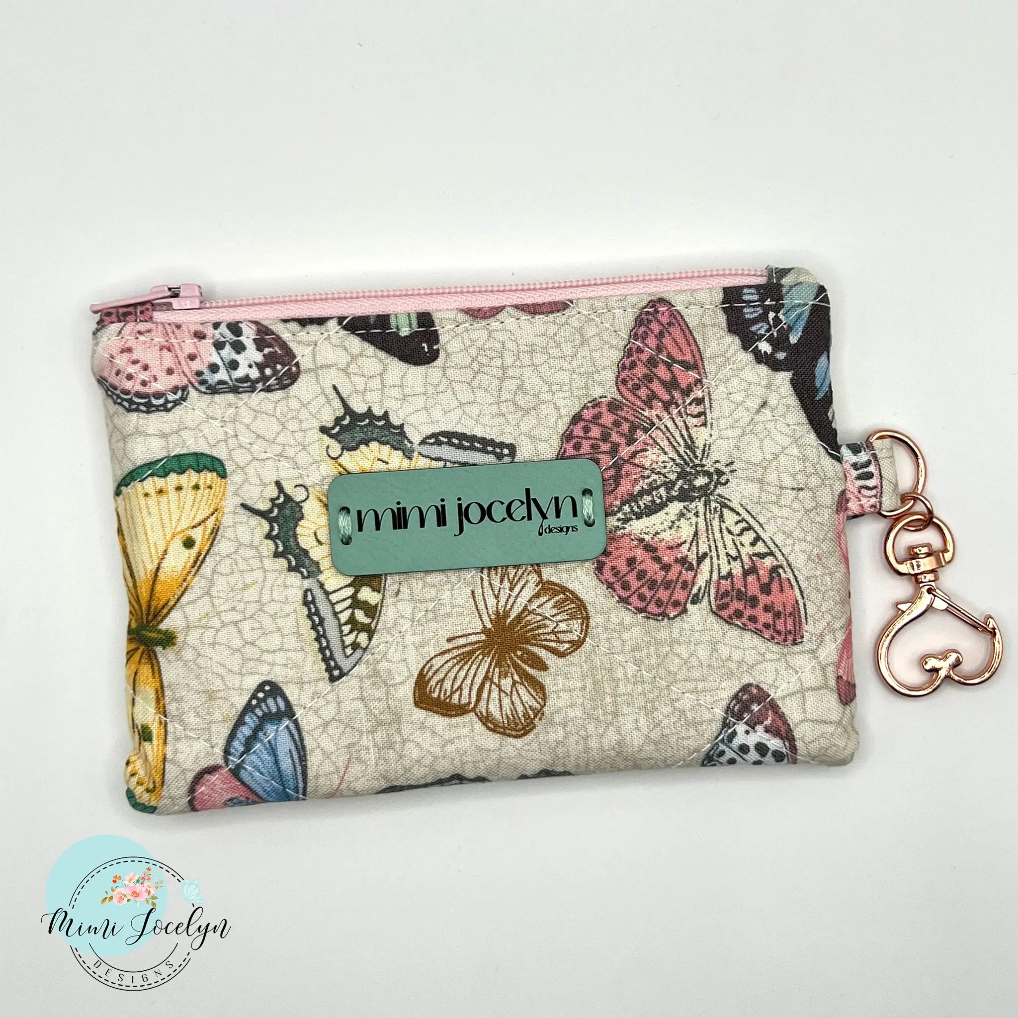 'Hannah' Quilted Keychain Wallet