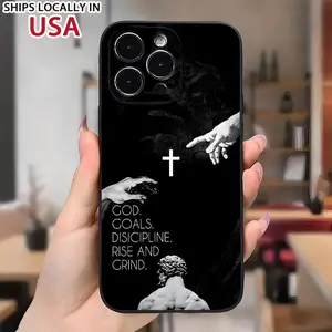 Case for iPhone 16 Pro Max 15 Plus 14 13 12 11 XS XR Bible Verses Proverbs 12:1 Christian Pattern Anti-Scratch Shockproof Soft Silicone Protective Cover
