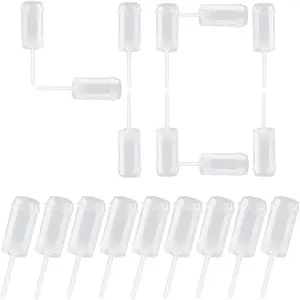 40 pcs Round Shape Clear Push-Up Cake Pop Shooter Plastic Containers with Lids, Base & Sticks
