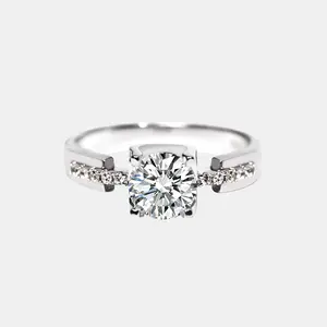 【#9】925 Sterling Silver HERA Synthetic Moissanite Ring