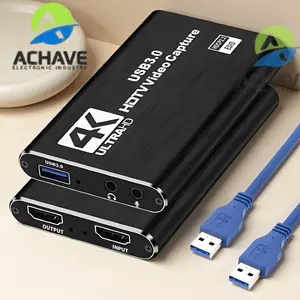 Capture Card Nintendo Switch, 4K HDMI Video Capture Card, 1080P 60FPS, HDMI to USB 3.0 Capture Card for Streaming Work with Camera/Xbox/PS4/PS5/PC/OBS