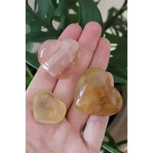 Pebble House Hematoid Quartz Heart