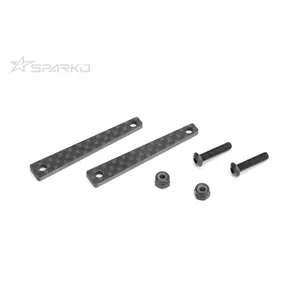 Sparko F8 Carbon Rear Brace Covers 1.5mm - 2pcs