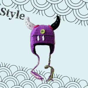 Monster Mischief Crochet Hat