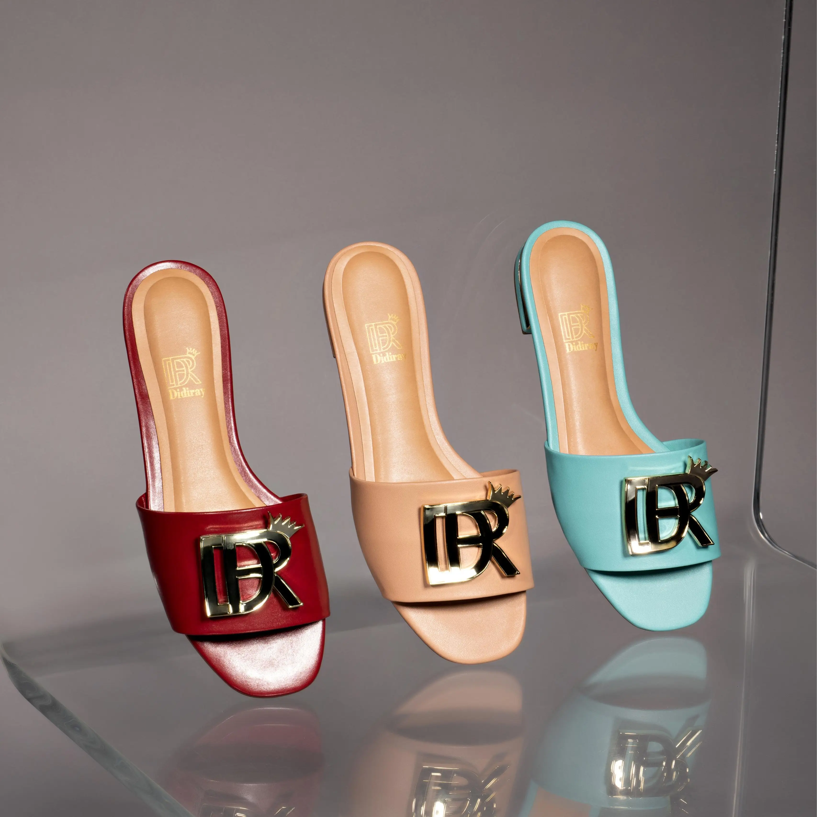 Golden Luxe The Ultimate Comfort Women's Sandal Didiray Perfect for Summer Synthetic Upper Leather Elegant Stylish Walking Shoes